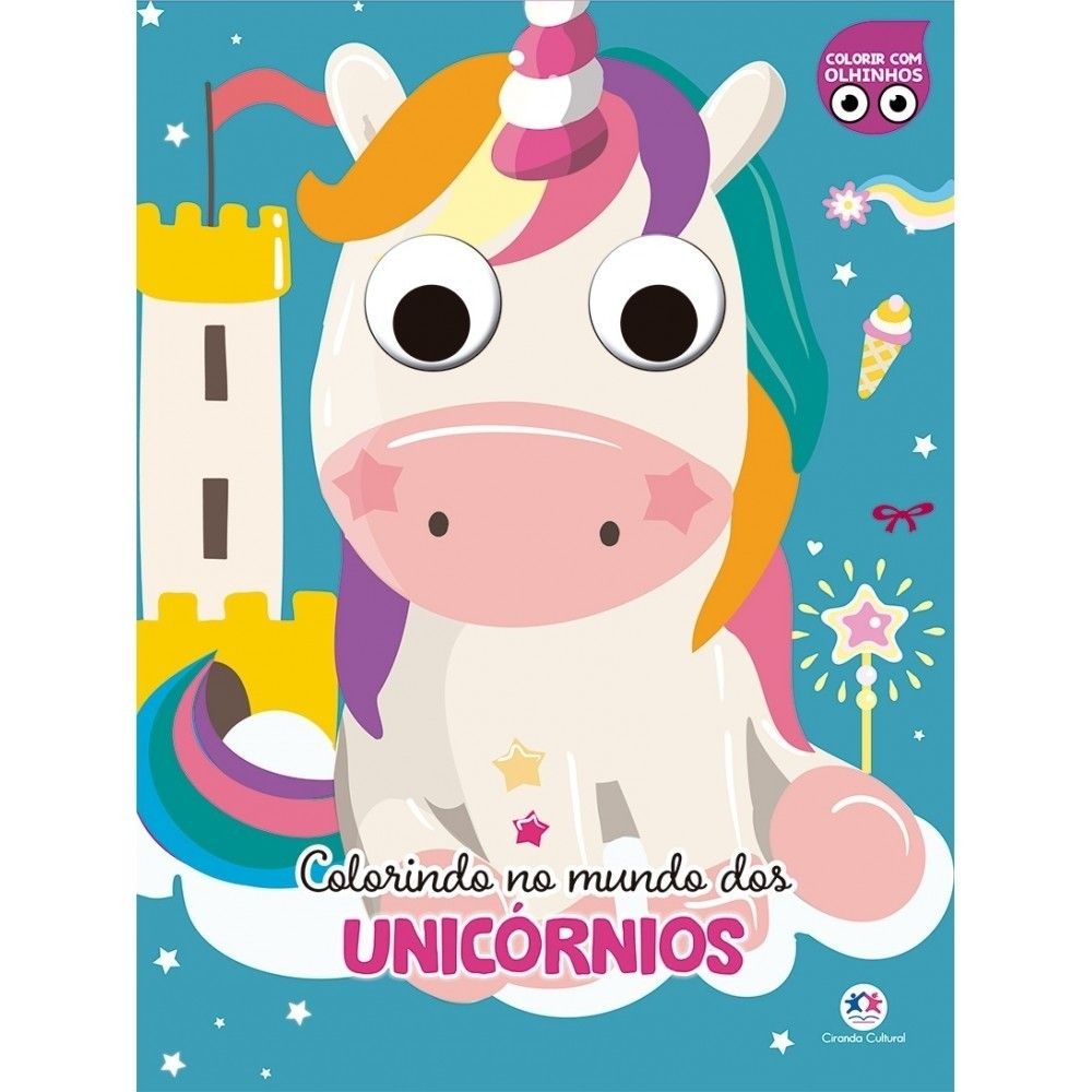 Livro de Colorir Unicórnios: Magia e Diversão!