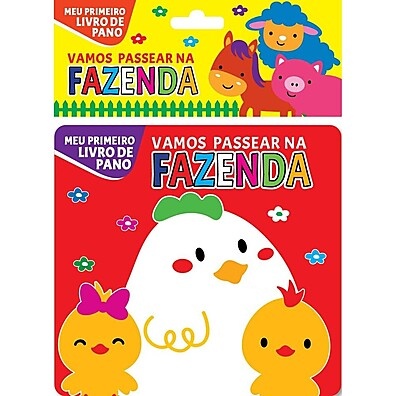 Livro de Pano Fazenda: Aventura Sensorial!