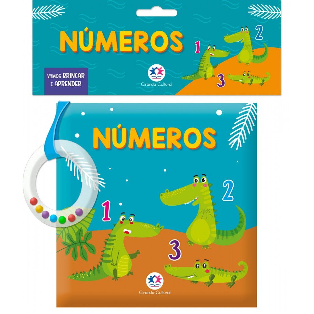 Livro de Pano Números: Aprender Brincando!