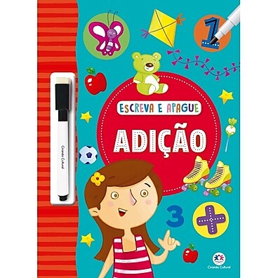Livro Escreva e Apague Adição: Aprenda Matemática Brincando!