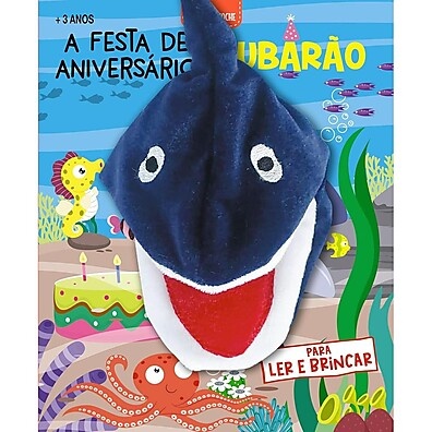 Livro Fantoche Tubarão: Uma Festa Inesquecível!