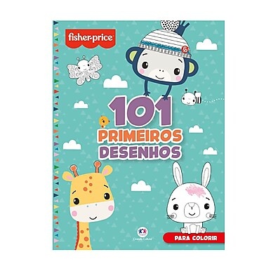 Livro Fisher Price 101 Primeiros Desenhos – Diversão e Aprendizado Garantidos!