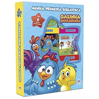 Livro Galinha Pintadinha - Minha Primeira Biblioteca: Aprenda Brincando!