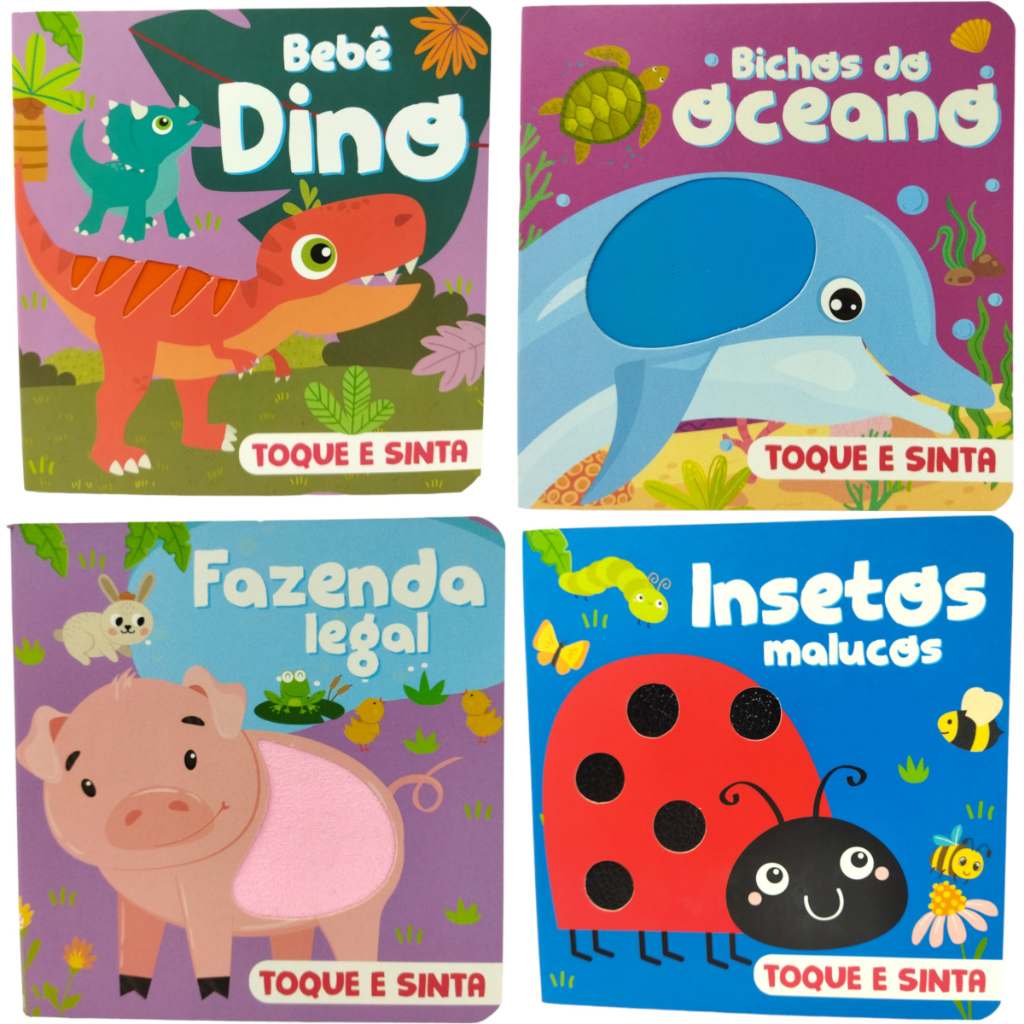 Livro Infantil Toque e Senta Animais – Diversão Sensorial