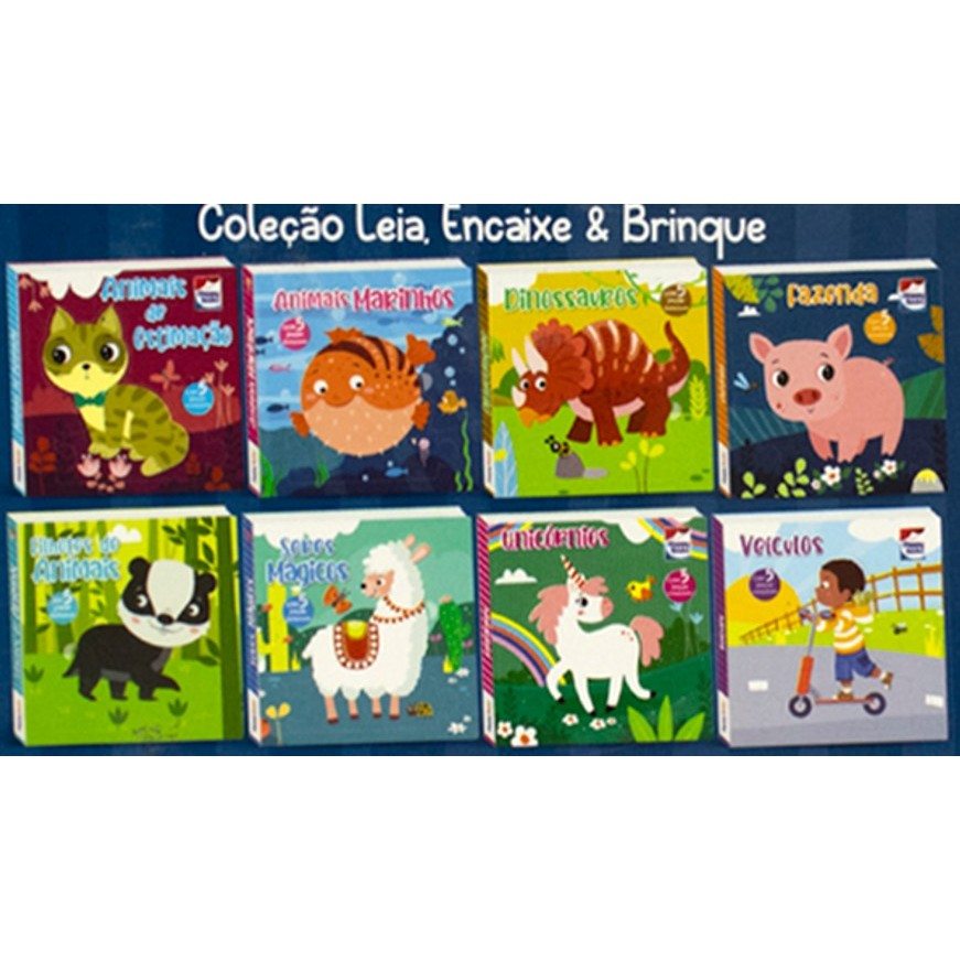 Livro Interativo Happy Books: Aprenda Brincando com Quebra-Cabeças