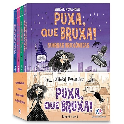Livro Literatura Kit Puxa, que bruxa! – 4 Livros em 1 Kit