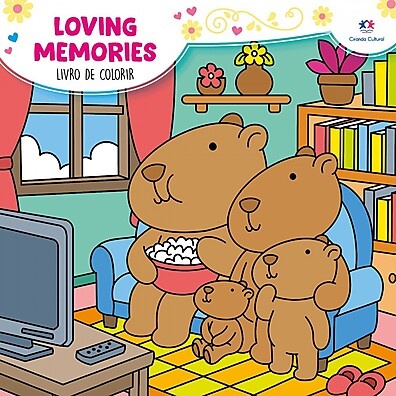 Livro Loving Memories: Relaxe e Pinte o Amor