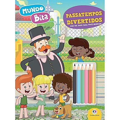 Livro Mundo Bita: Diversão e Aprendizado em Passatempos!