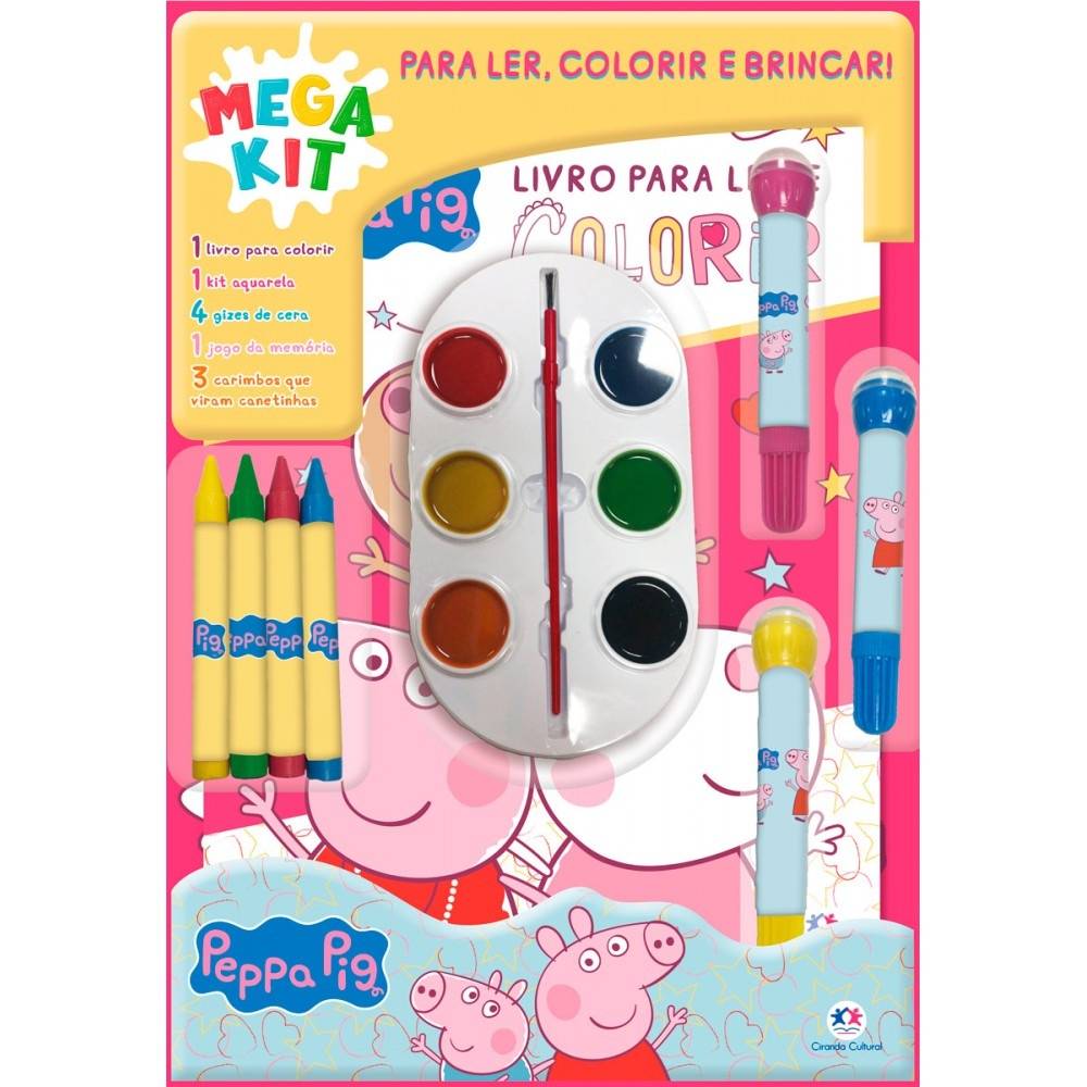 Livro Peppa Pig: Diversão Completa para Colorir e Brincar!