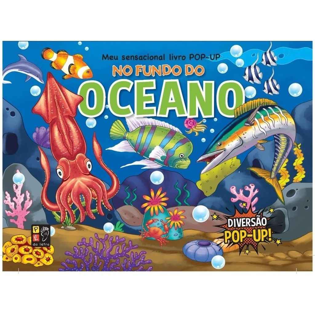 Livro Pop-Up Oceano: Aventura Submarina!