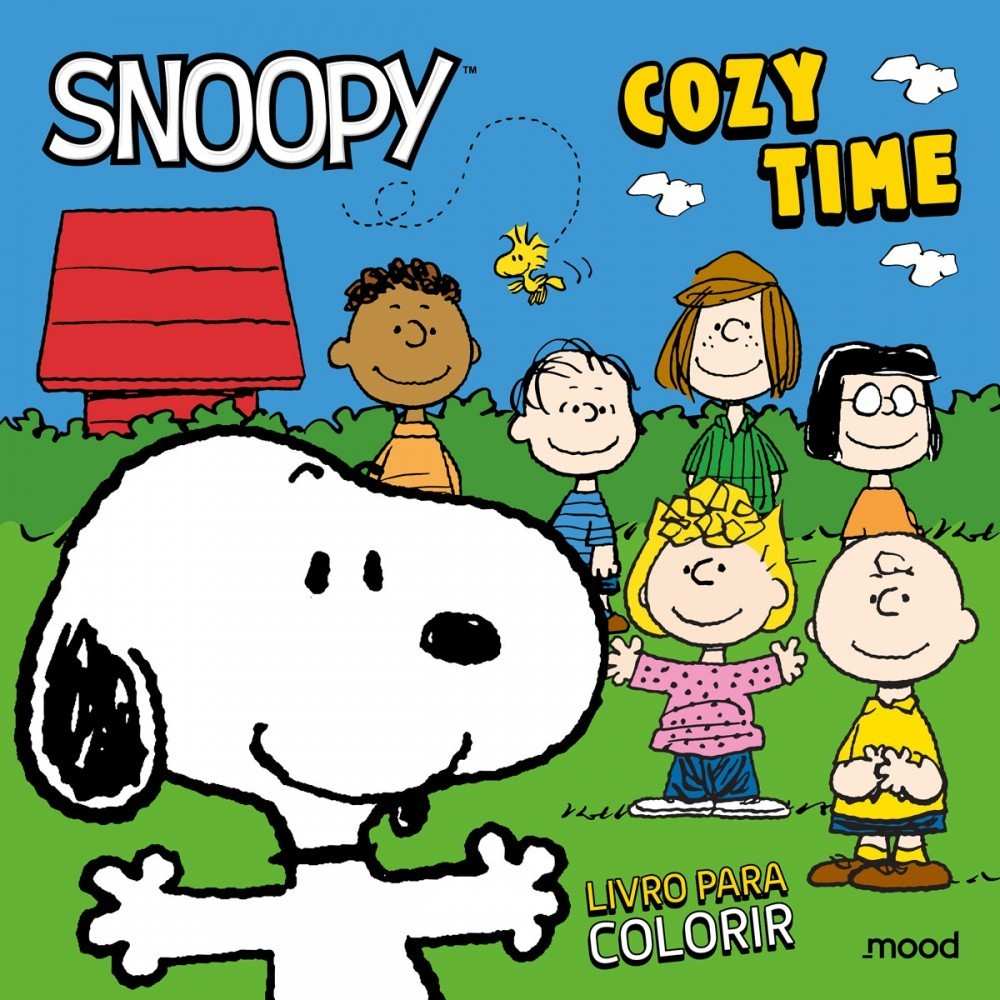 Livro Snoopy Cozy Time: Relaxe e Colora!
