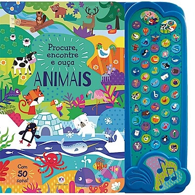 Livro Sonoro Animais: Procure, Encontre e Ouça!