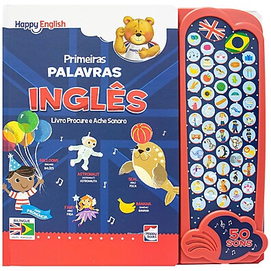 Livro Sonoro Primeiras Palavras em Inglês: Aprenda Brincando!