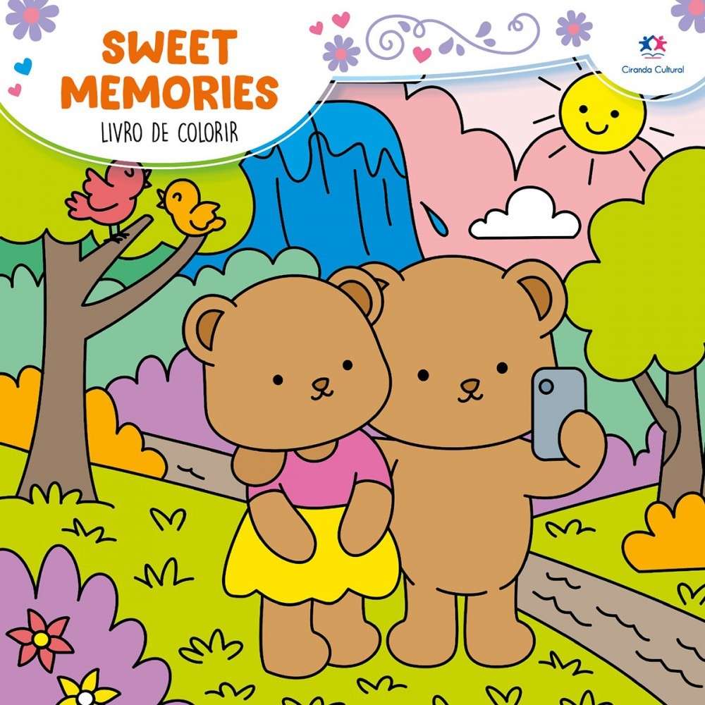 Livro Sweet Memories: Relaxe e Colora!