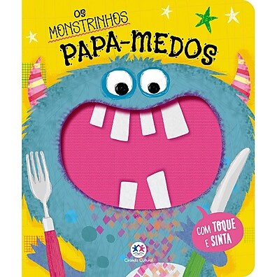 Livro Toque e Sinta: Monstrinhos Papa-Medos