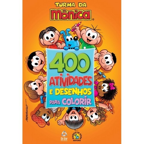 Livro Turma da Mônica: 400 Atividades e Desenhos