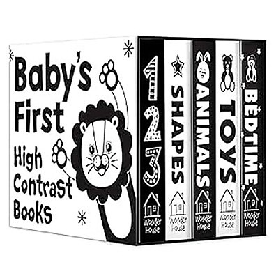 Livros de Alto Contraste para Bebês – 5 Livros Essenciais