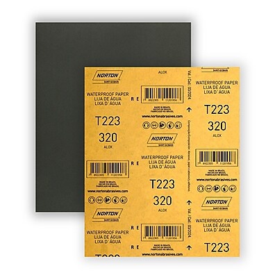 Lixa D'Água Norton T223: Acabamento Impecável!