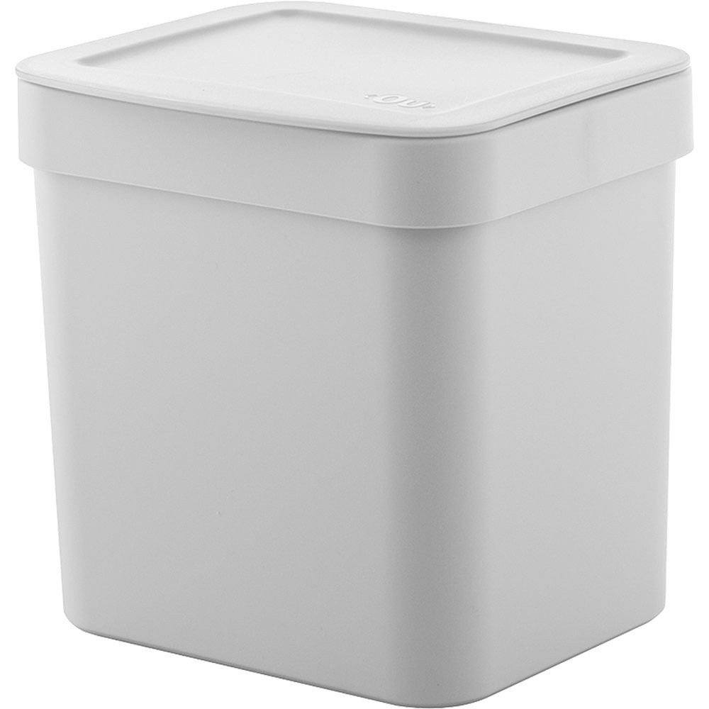 Lixeira 2.5L Branca: Design e Praticidade