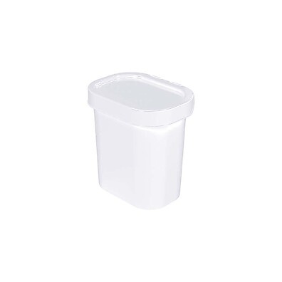 Lixeira Compacta 2,5L Branca – Ideal para Pia