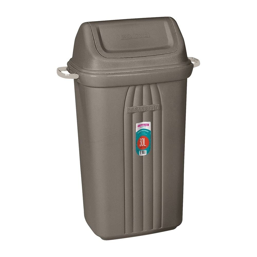 Lixeira Basculante Sanremo 30L - Design Moderno e Ultra Resistente