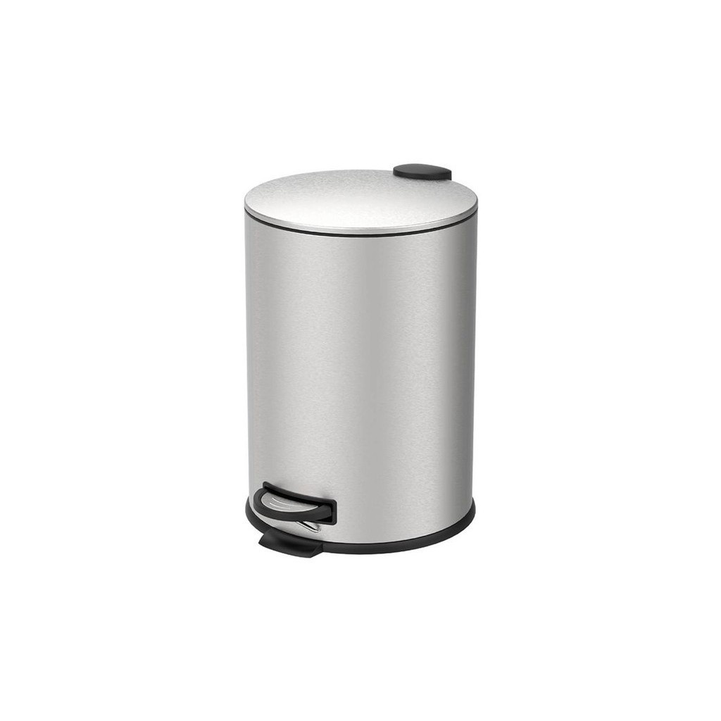 Lixeira Inox 20L com Pedal Spin Brinox: Praticidade e Elegância