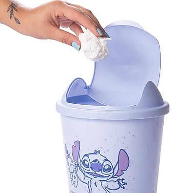 Lixeira Stitch com Tampa 3,9L – Prática e Fofa!