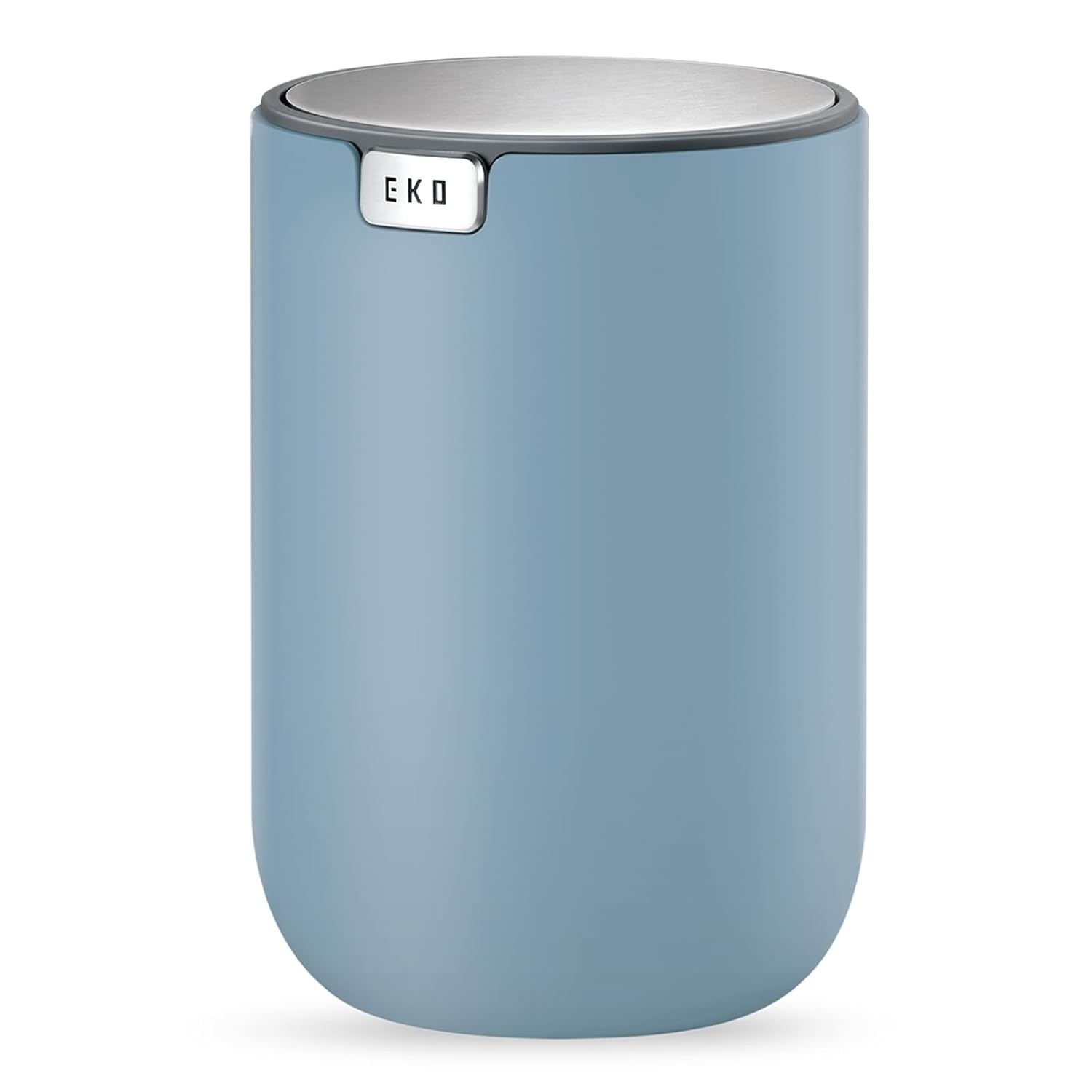 Lixo de Mesa Azul 1,5L Elegante com Tampa Giratória - EKO