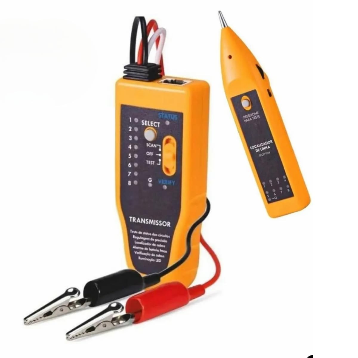 Kit Localizador e Testador de Cabos Profissional: Solução Completa para Redes e Eletrônica