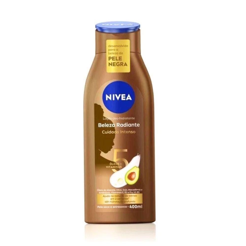 Loção Hidratante Nivea Beleza Radiante: 48h de Hidratação para Pele Negra