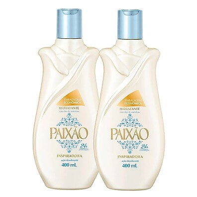 Loção Hidratante Paixão Inspiradora: 2x400ml