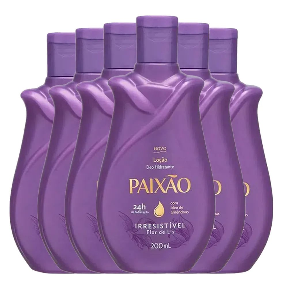 Loção Paixão Irresistível: Hidratação 6x Mais!