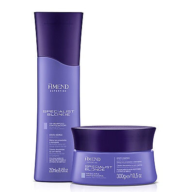 Loira Radiante: Kit Matizador Amend Specialist Blonde