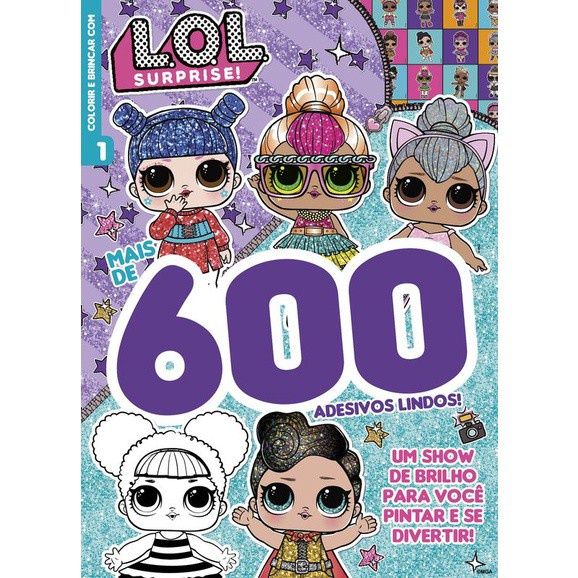 LOL Surprise: Colorir, Adesivos e Diversão!