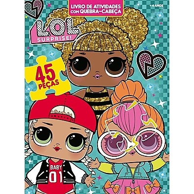LOL Surprise: Livro de Atividades e Quebra-Cabeça
