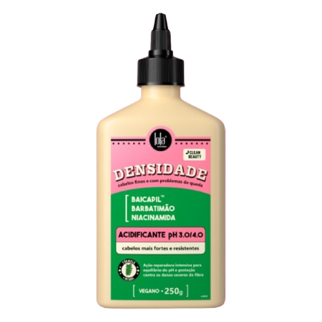 Lola Cosmetics Densidade Acidificante 250g: Reparo Intensivo para Cabelos Fortes