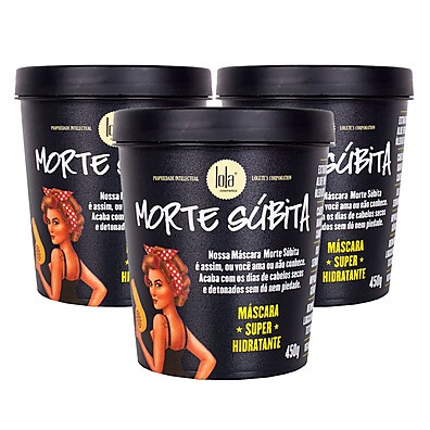 Lola Morte Subita: Kit 3 Máscaras 450g