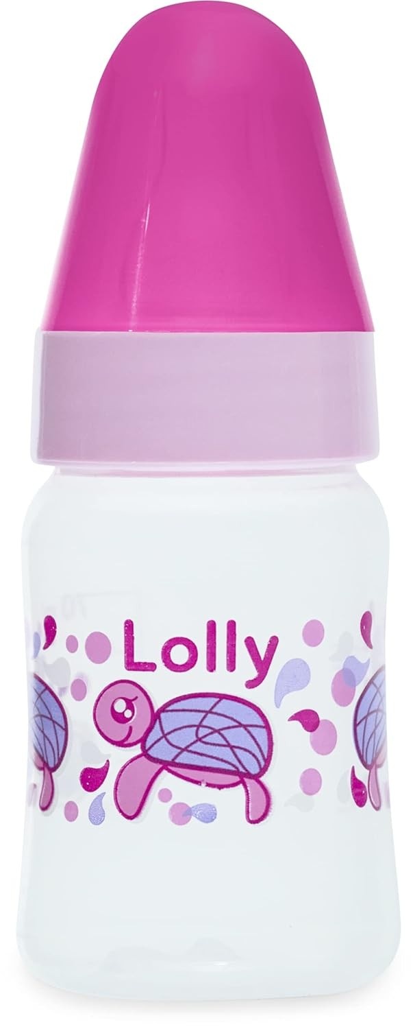 Lolly Mam Oceano 160ml - Bico de Silicone Rosa Seguro e Resistente