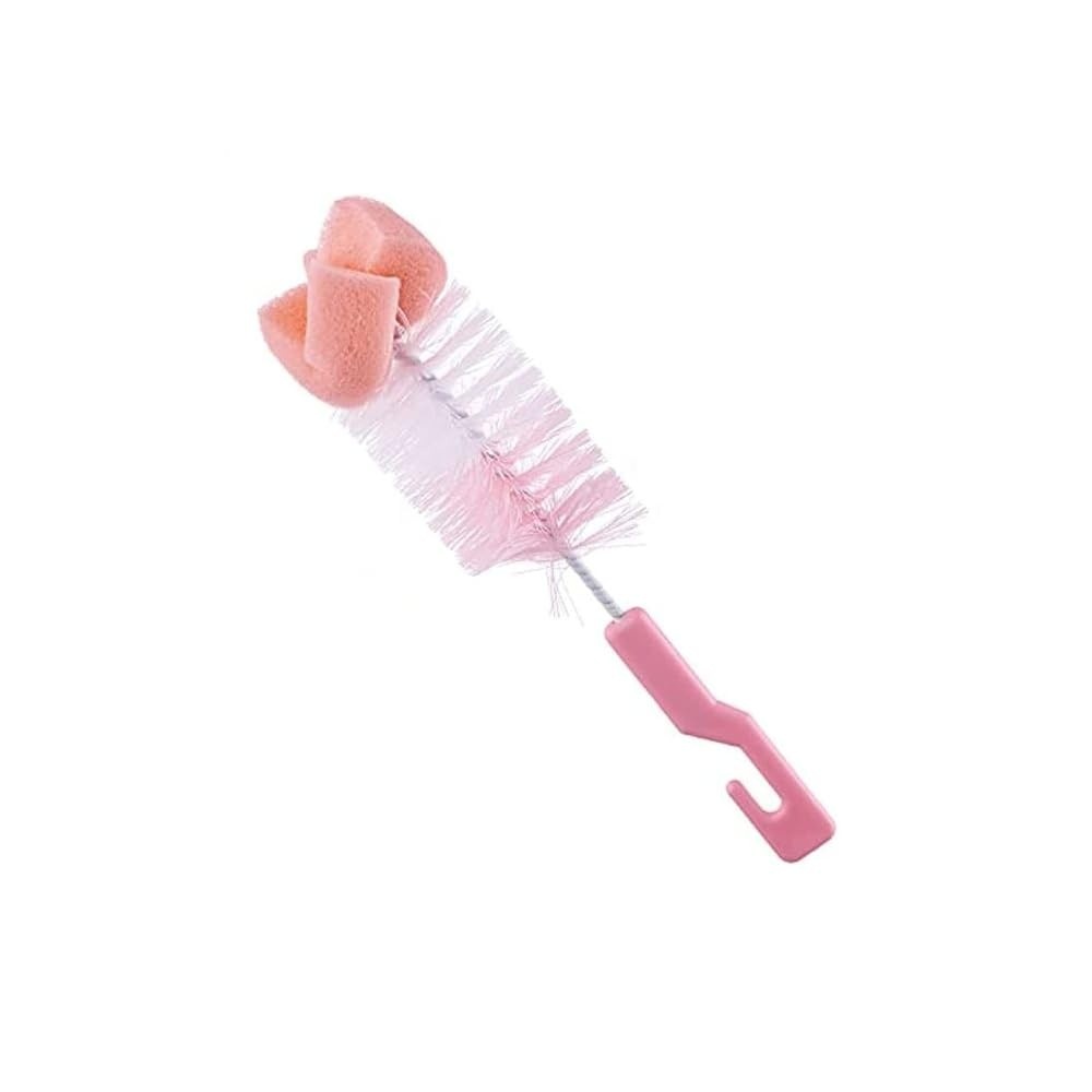Escova Longa para Mamadeira com Cerdas Macias e Cabo Ergonômico - Limpeza Profunda e Segura para Bebês