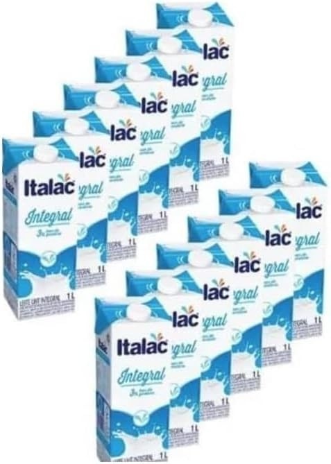Leite Integral 1L Longa Vida Caixa Fechada 12 Uni