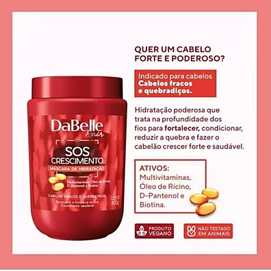 SOS Crescimento Dabelle: Cabelo Forte e Longo!