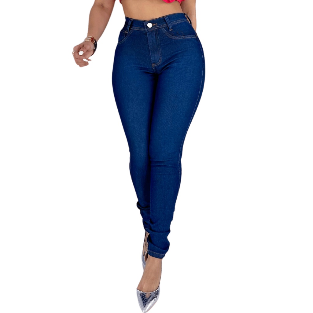 Jeans Cintura Alta Levanta Bumbum: Seu Novo Look!