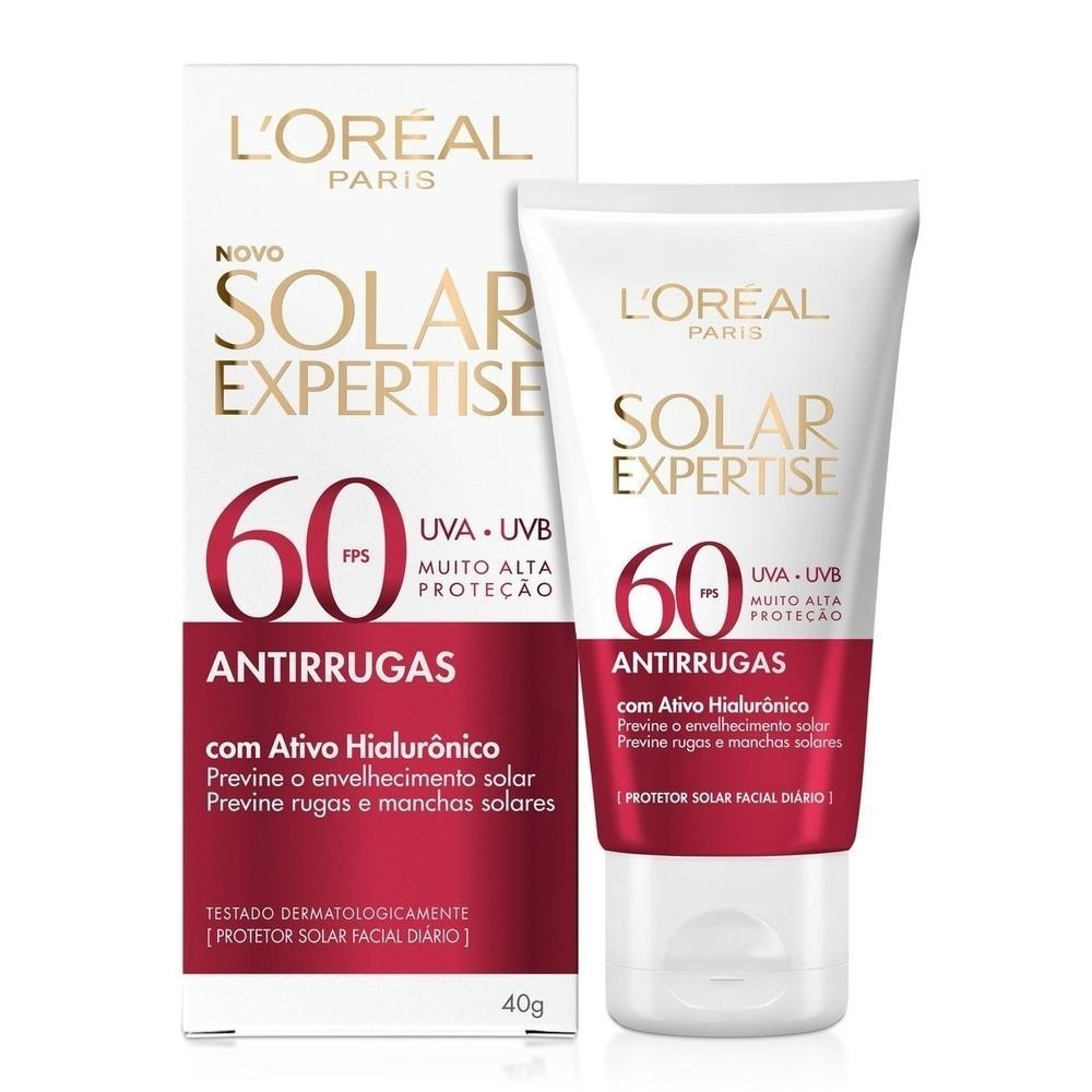 L'Oréal Solar Expertise: Proteção Antirrugas FPS 60