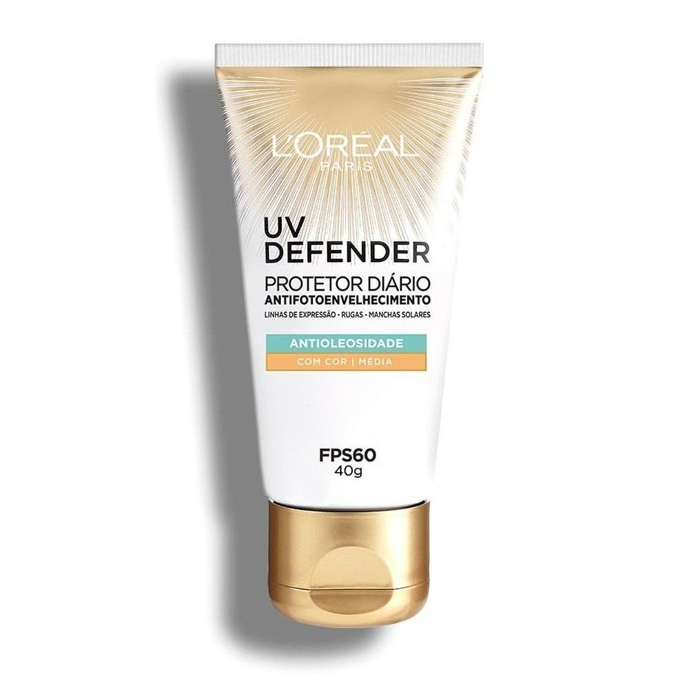 L'Oreal UV Defender: Proteção Facial FPS60 + Cor