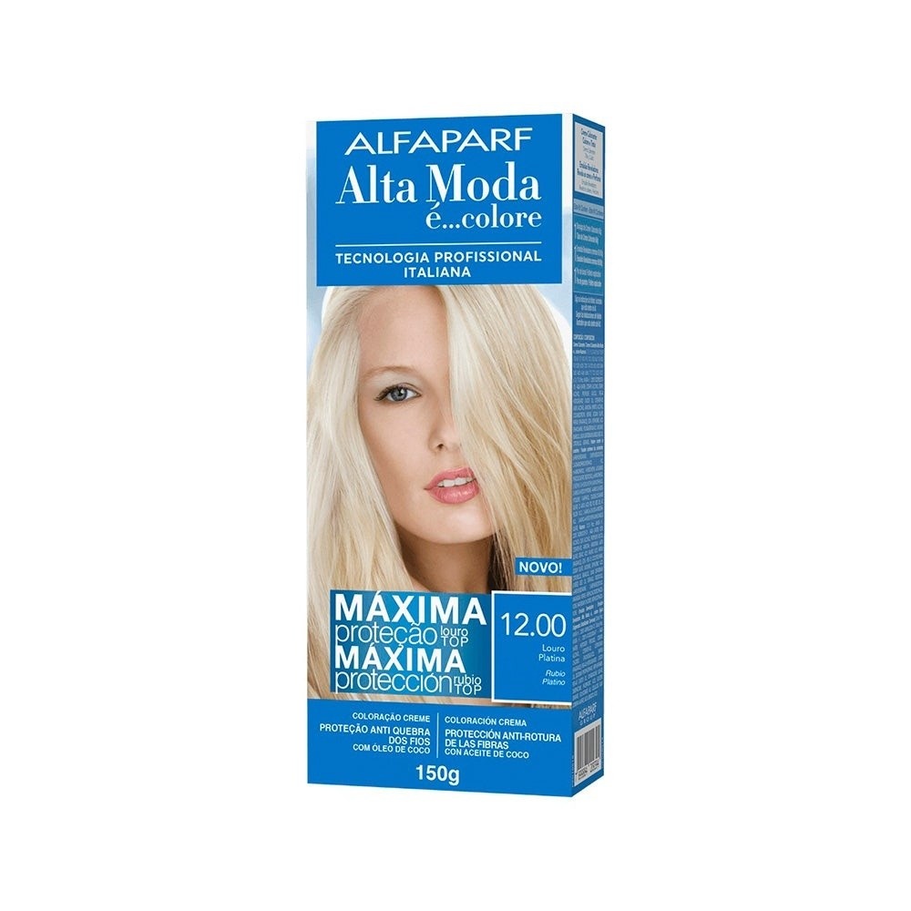 Louro Platina Perfeito: Tintura Alta Moda 12.00
