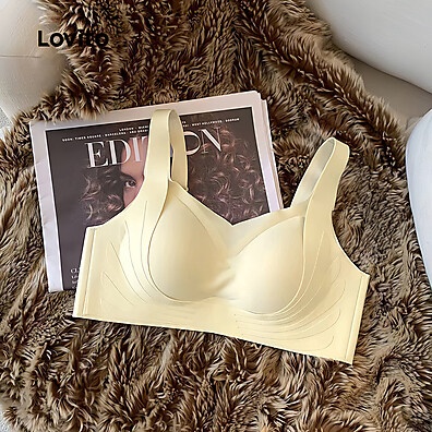 Lovito Bralette Casual com Fivela – Conforto e Estilo para Todos os Dias