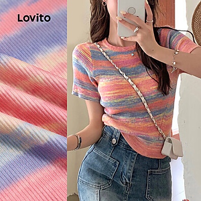 Lovito Camisa Colorblock: Estilo e Conforto para o Dia a Dia
