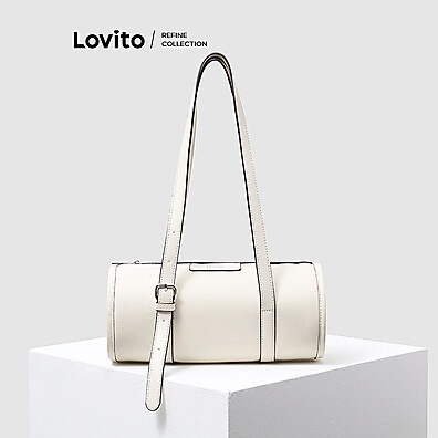 Lovito Refine Bolsa Barril: Elegância Casual em Cada Detalhe