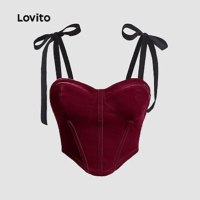 Lovito Regata Elegante com Cadarço: Conforto e Estilo