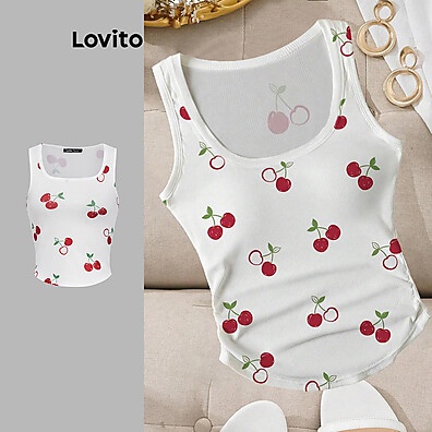 Lovito Regata Floral Ditsy: O Top Perfeito para o Verão